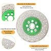 Johnson Tools Double Side Cutting&Grinding Vacuum Brazed Diamond Saw Blade for Marble Ceramic 4