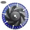 Johnson Tools Lama per sega brasata sotto vuoto diamantata per taglio metalli da 4-16 pollici per tondo per cemento armato, lamiera, ferro angolare, acciaio inossidabile 1