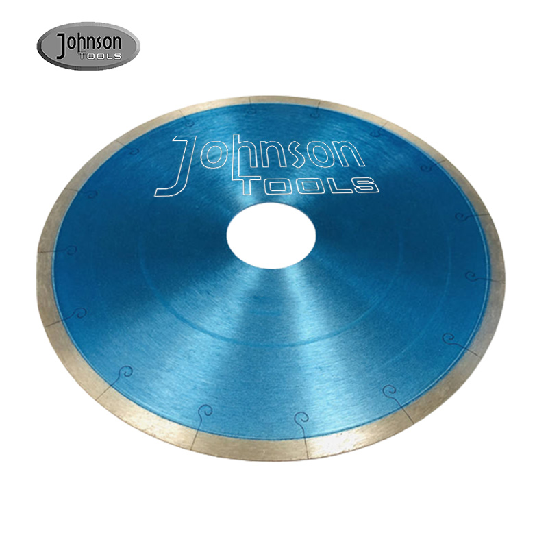 Johnson Tools 105-350 mm Continuous Rim J Slot Diamond Saw Blades For Cutting Tile, Ceramic , Porcelain 3