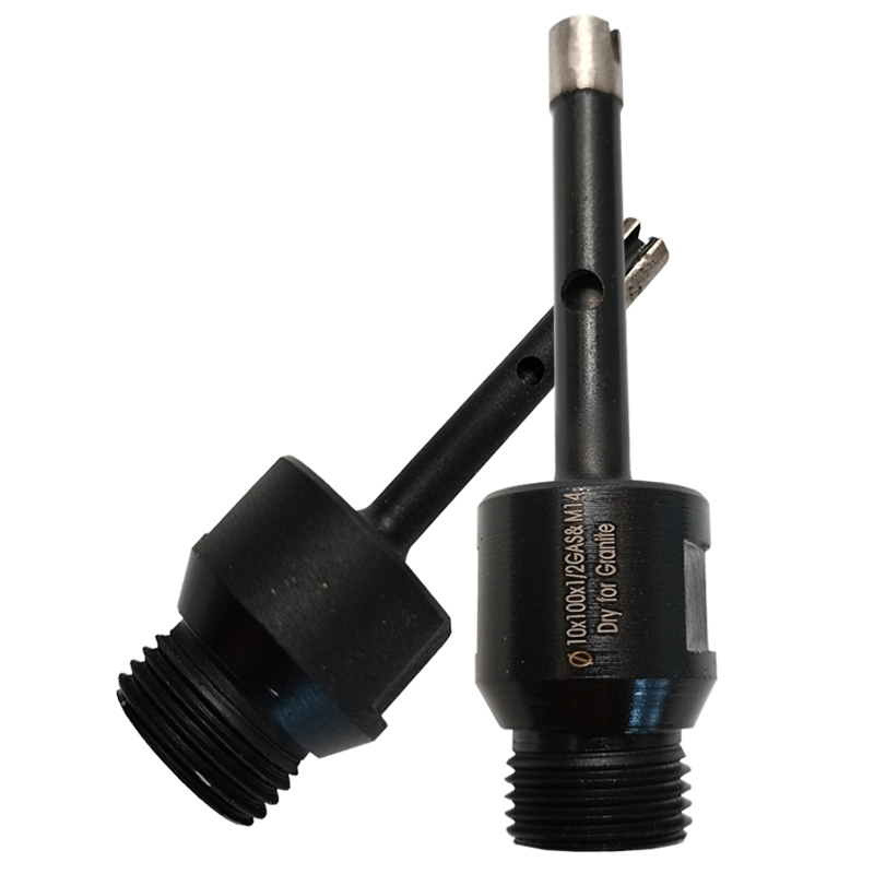 Johnson Tools 10mm Diamond Dry M14&1/2BSP Thread Core Drills Bits for Granite,Quartz, And Marble 1