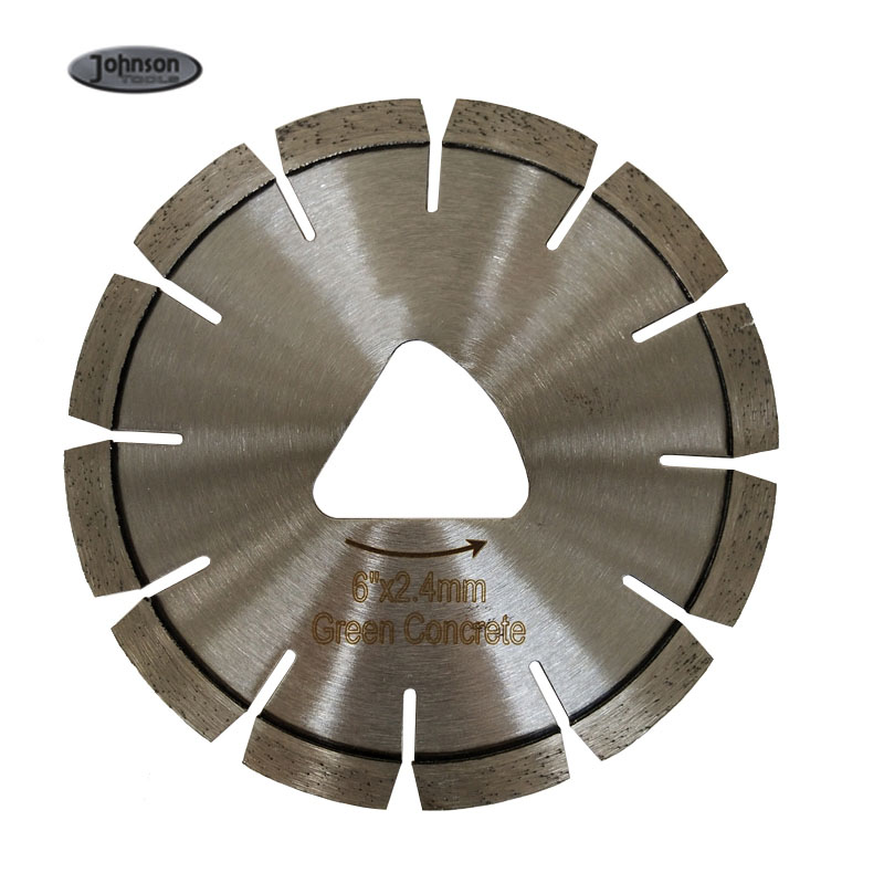 Johnson Tools  6-14 Early Entry Diamond Green Concrete Saw Blades For Green Concrete 1