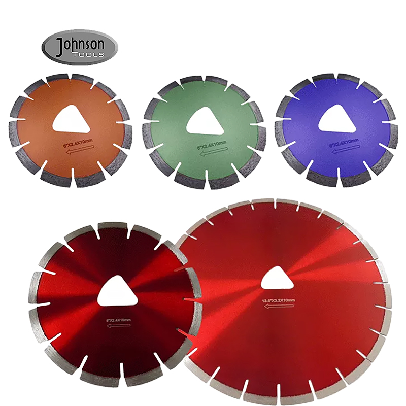 Johnson Tools  6-14 Early Entry Diamond Green Concrete Saw Blades For Green Concrete 4
