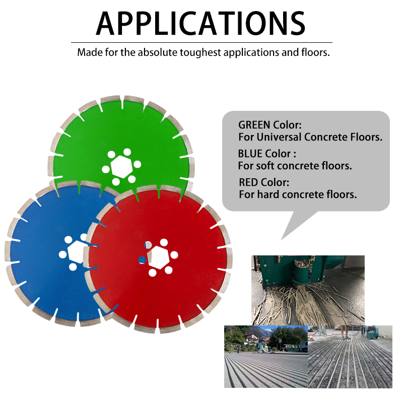 Johnson Tools Premium Concrete Grooving Saw Blade Enhanced Diamond