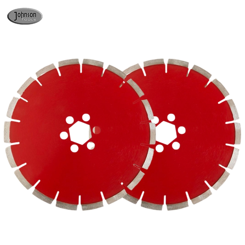 Johnson Tools Premium Concrete Grooving Saw Blade - Enhanced Diamond Engraved Disc for Effective Road Pavement Grooving 1