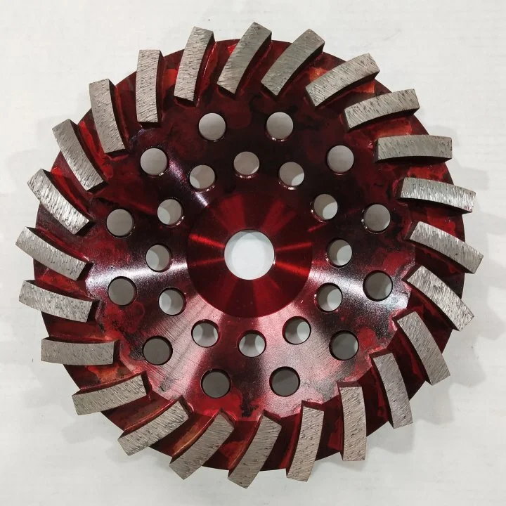 Johnson Tools Utensili abrasivi di alta qualità Mola a tazza diamantata Turbo da 7 pollici 180 mm per calcestruzzo 1