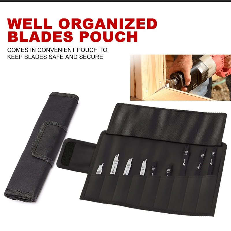 Ensemble de 32 lames de scie alternative Johnson Tools pour travaux de coupe polyvalents, notamment le métal, le plastique, le bois et les cloisons sèches 6
