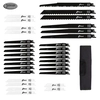 Ensemble de 32 lames de scie alternative Johnson Tools pour travaux de coupe polyvalents, notamment le métal, le plastique, le bois et les cloisons sèches 1