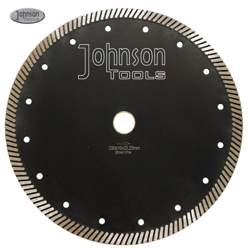 Компания Johnson Tools напрямую продает прессованные турбо-лезвия диаметром 4-10 дюймов для резки гранита, мрамора и искусственного камня. 1
