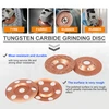 Johnson Tools Premium Tungsten Karbür Aşındırıcı Aletler Lastik Kauçuk Ahşap için Karbür Lastik Taşlama Diski 5