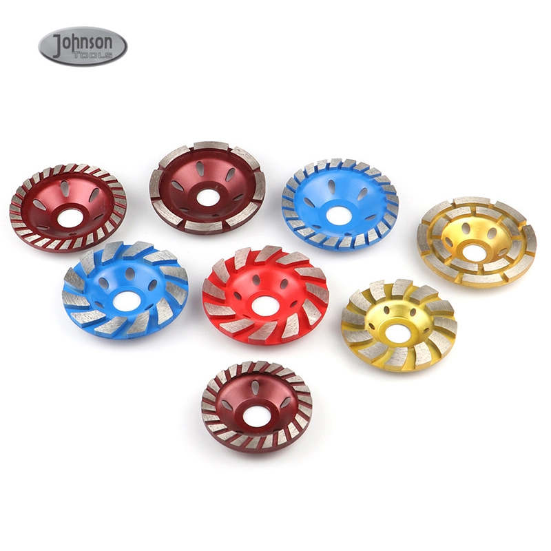 Johnson Tools Meule diamantée pour meuleuse d'angle pour granit, pierre, marbre, maçonnerie, béton 1