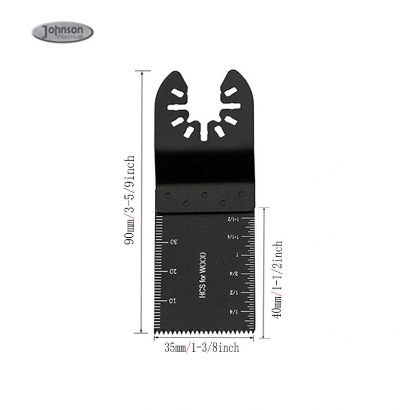 Johnson Tools Quick Release 35 mm lâmina de serra multiferramenta oscilante de madeira para batentes de portas 1