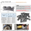 Johnson Tools Herramientas de diamante Broca de núcleo de hormigón Segmento de diamante tipo gran pared para hormigón o hormigón armado 4