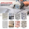 Johnson Tools Disco de corte de porcelana con hoja de sierra de diamante con turbo de malla para azulejos, cerámica, granito, mármol 6