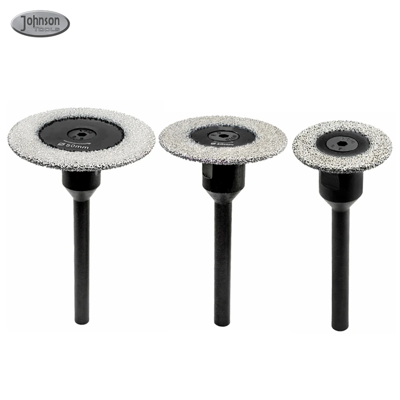 Johnson Tools 30/40/50mm Disco de corte de diamante para gravação em mármore e granito 1