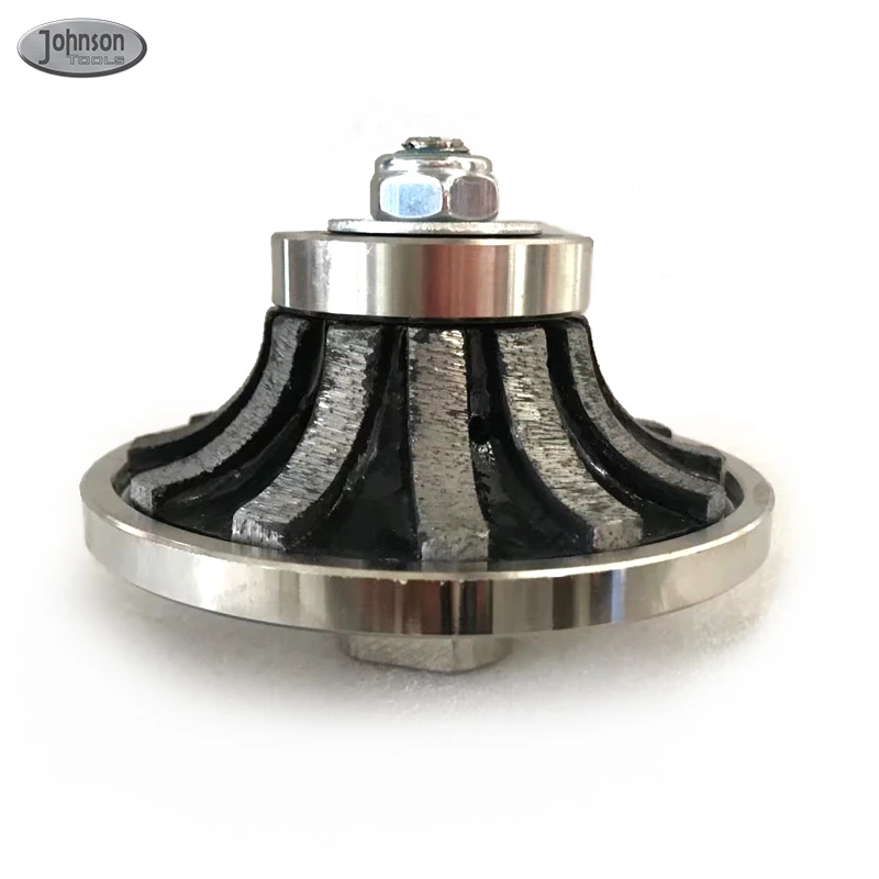 Johnson Tools Herramientas de perfilado de diamante Muela abrasiva de perfil de diamante sinterizado M14 para piedra de hormigón 3