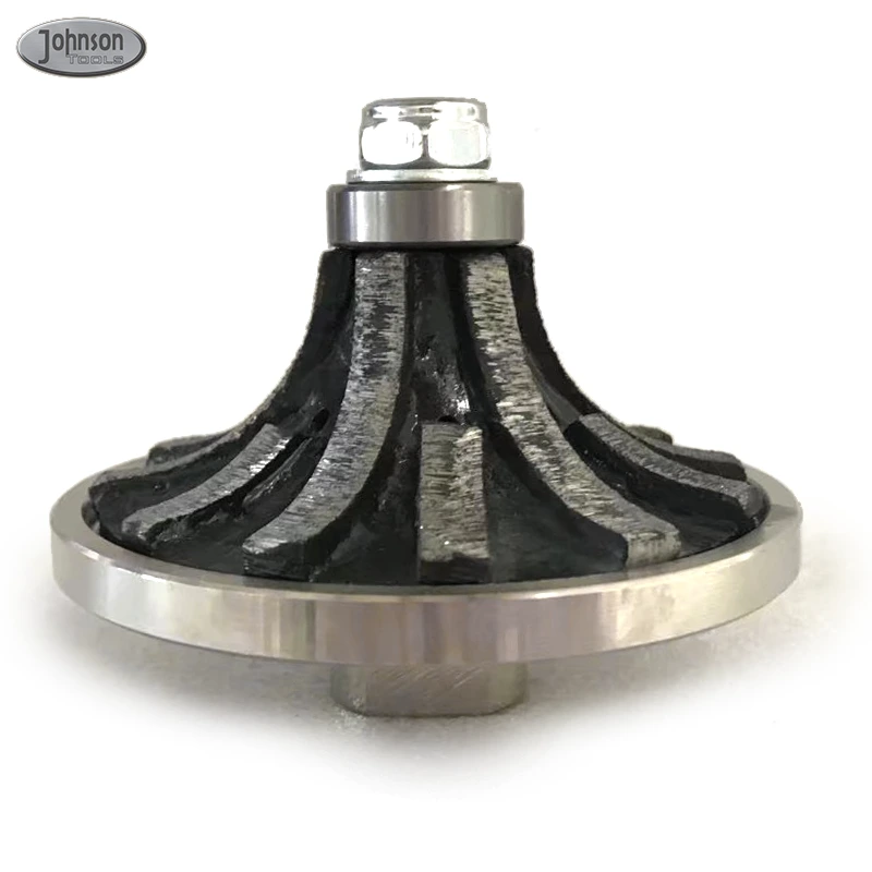 Johnson Tools Herramientas de perfilado de diamante Muela abrasiva de perfil de diamante sinterizado M14 para piedra de hormigón 2