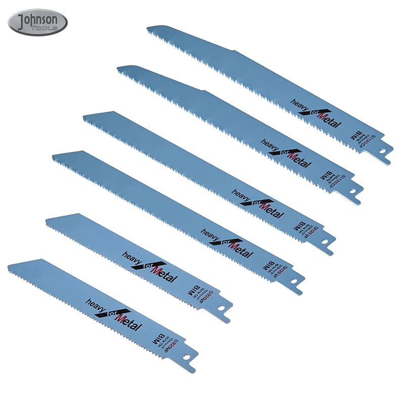 Conjunto de lâminas de serra recíproca bimetálicas Johnson Tools para corte de metal, acessórios para ferramentas elétricas 6