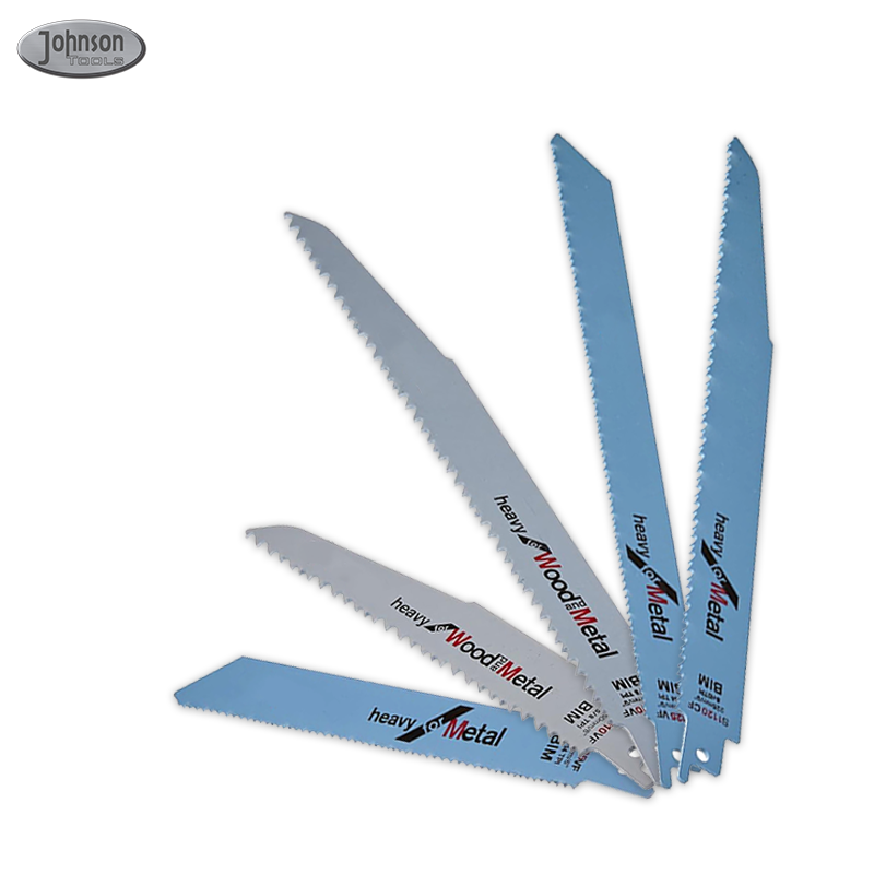 Conjunto de lâminas de serra recíproca bimetálicas Johnson Tools para corte de metal, acessórios para ferramentas elétricas 5