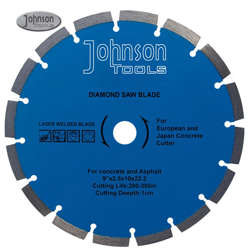 Johnson Tools Laser Welded Diamond Saw Blade for Concrete  Reinforced Concrete Cutting 1