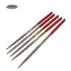 Johnson Tools 10pcs Needle File Set Triangular Flat Shaped Metal Files Kit for Wood Glass Stone Sanding 5
