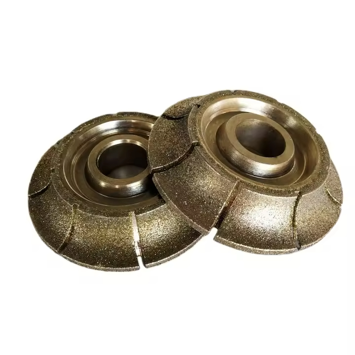 Johnson Tools Electroplated Diamond Profile Pengisaran Roda Untuk Mengasah Tepi Marmar untuk granit marmar 1