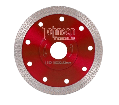 Johnson Tools 125mm Ciclone Sinterizado Mesh Turbo Diamond Blade para Azulejo Cerâmico 1