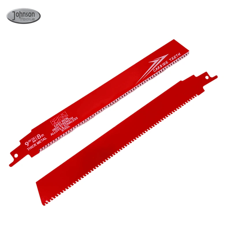Hojas de sierra recíprocas de carburo de Johnson Tools para cortar metal - Proveedor directo de fábrica 1