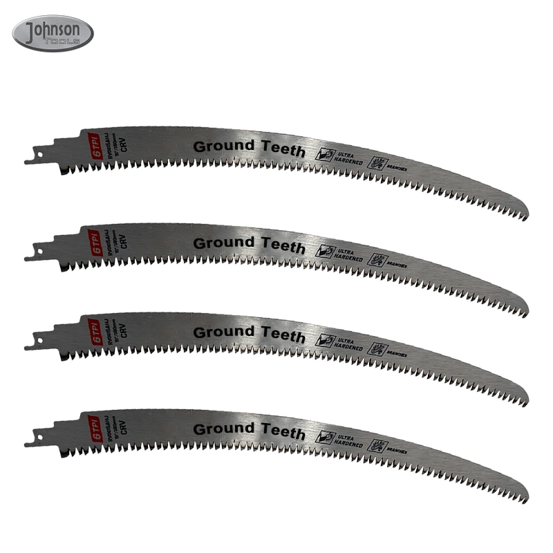 Johnson Tools 380mm Long Tree Cutting Saw Blades for Recip Saw - Arc Edge Wood Sawzall Blades 1