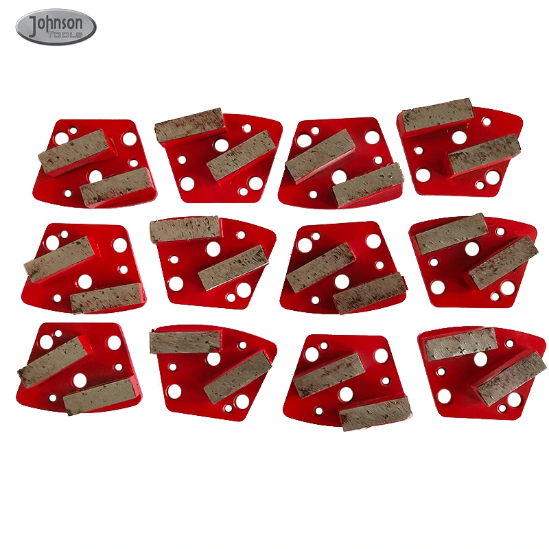 Johnson Tools 30# 40# Grits 2 Bar Segments Trapezium Diamond Grinding Block for Brand Grinder 1