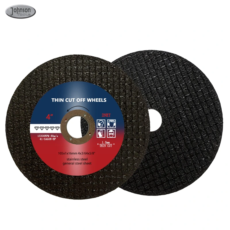 Johnson Tools Cheap Thin 2 Nets Cutting Wheel Green Stainless Steel  Cutting Disc Cut off Wheel 4.5inch Metal Cutting Disc for Metal 1