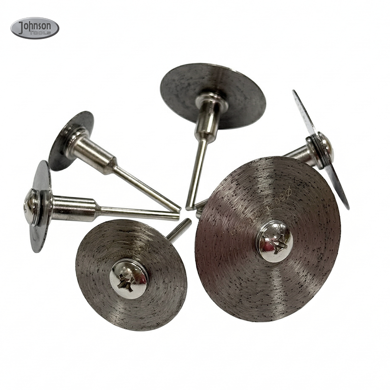 Cakera Pemotongan &amp; Pengisaran Sintered Tekan Panas Johnson Tools untuk Porselin, Jubin dan Seramik (Aci Bulat 3mm/6mm) 6