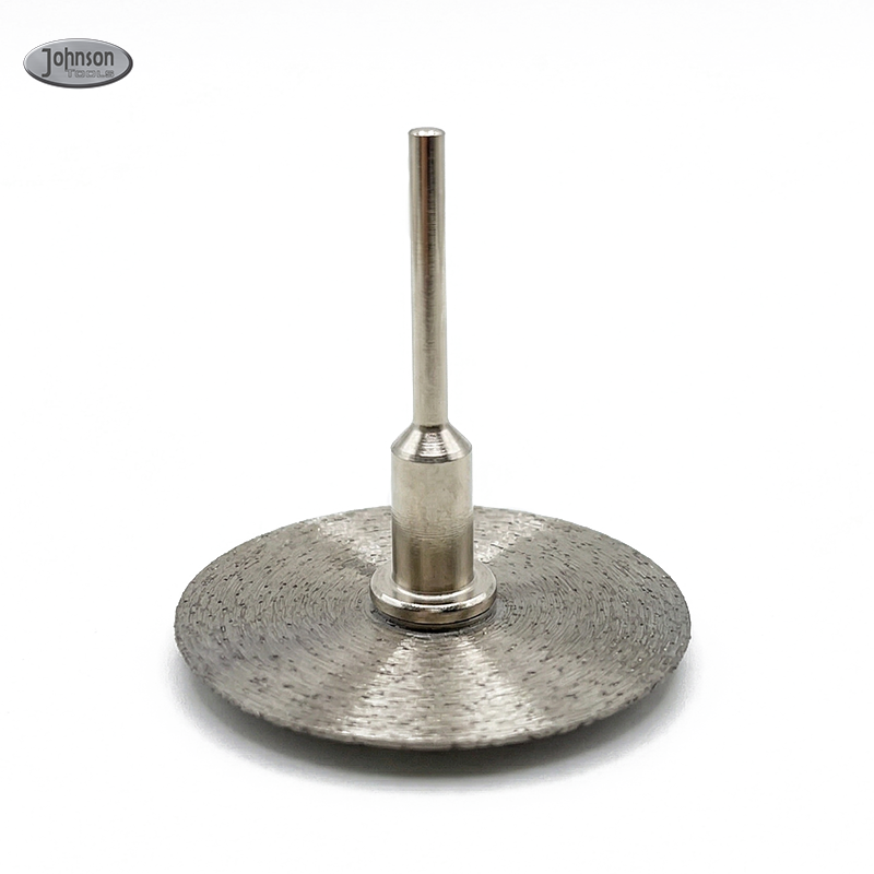 Cakera Pemotongan &amp; Pengisaran Sintered Tekan Panas Johnson Tools untuk Porselin, Jubin dan Seramik (Aci Bulat 3mm/6mm) 3