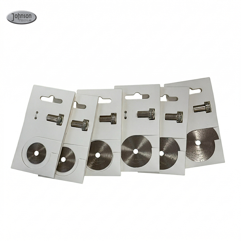 Cakera Pemotongan &amp; Pengisaran Sintered Tekan Panas Johnson Tools untuk Porselin, Jubin dan Seramik (Aci Bulat 3mm/6mm) 2