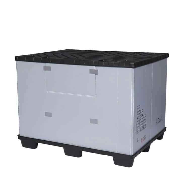 ធុងជ័រ polypropylene PP ដែលអាចបង្រួមបាន hdpe ប្លាស្ទិក gaylord 1