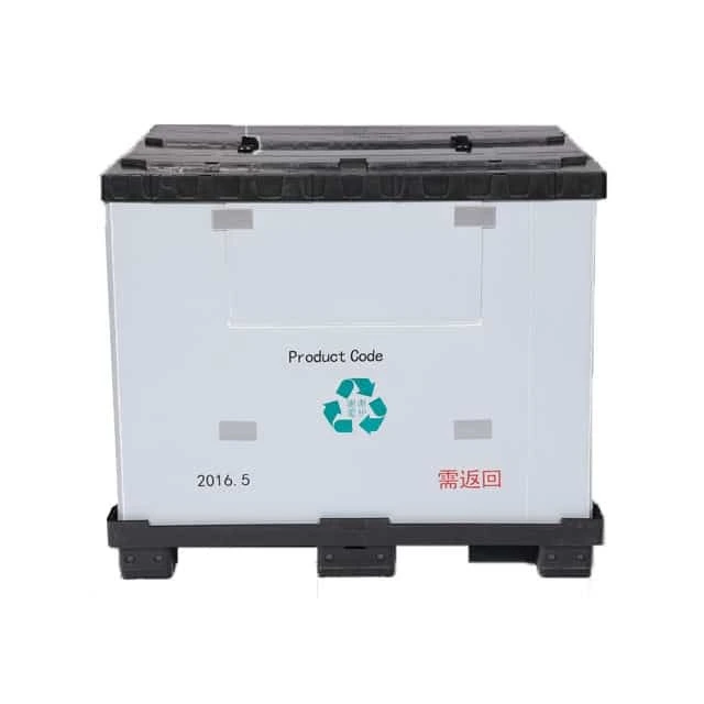 Hộp gaylord nhựa có thể gập lại, gói tay áo cho ngành công nghiệp 1