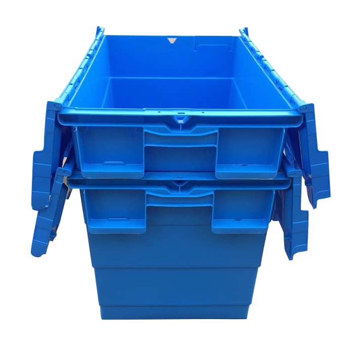 YMUNWCH Crate Plastig gyda Brand Dividers 2