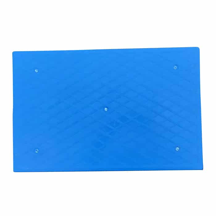 YMUNWCH Crate Plastig gyda Brand Dividers 6
