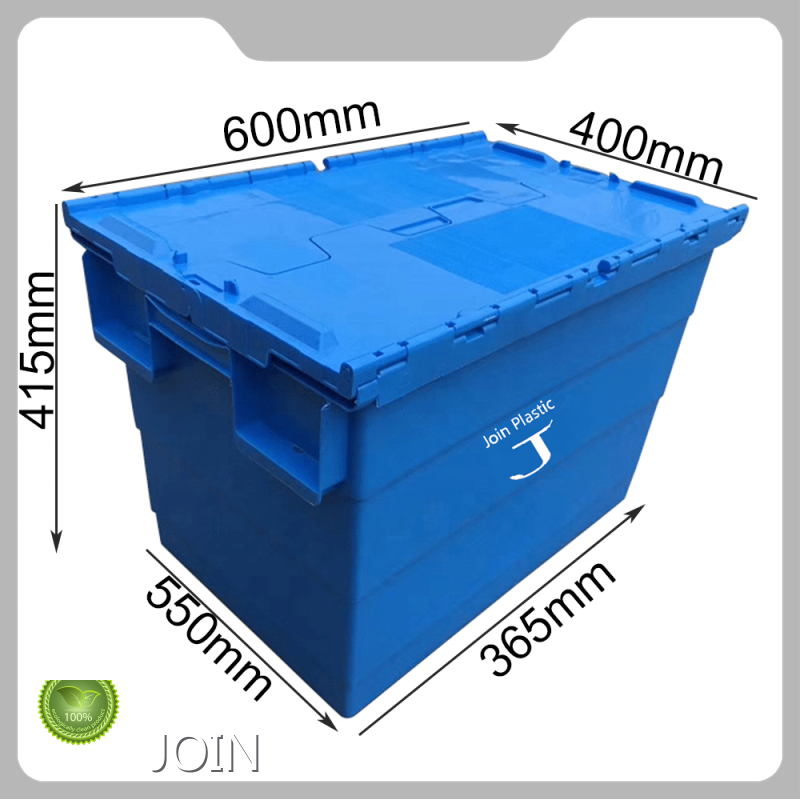 YMUNWCH Crate Plastig gyda Brand Dividers 1