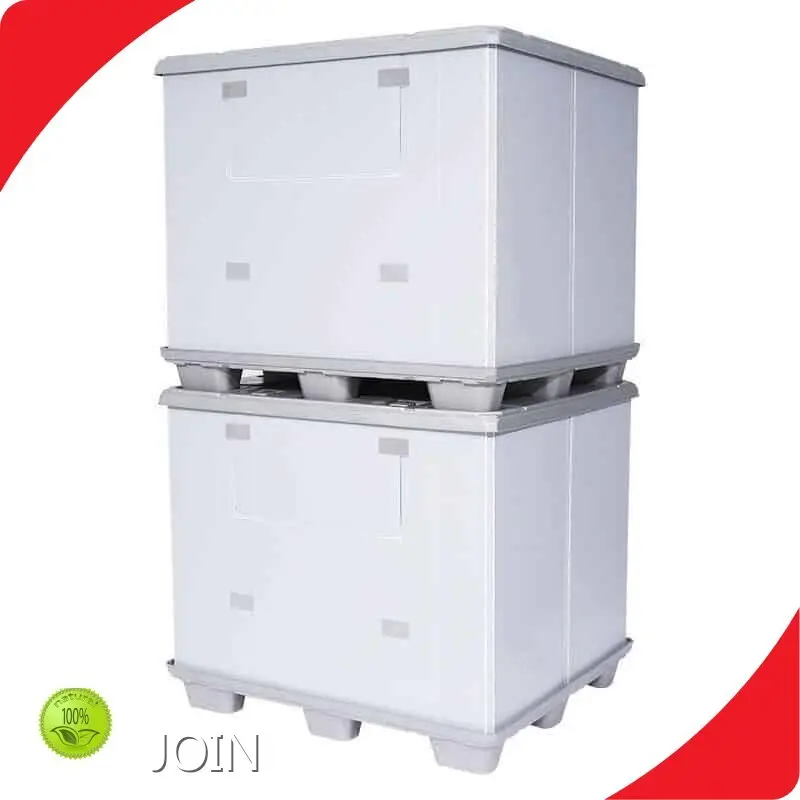 Custom Plastic Storage Bins with Attached Lids JOIN-1 1