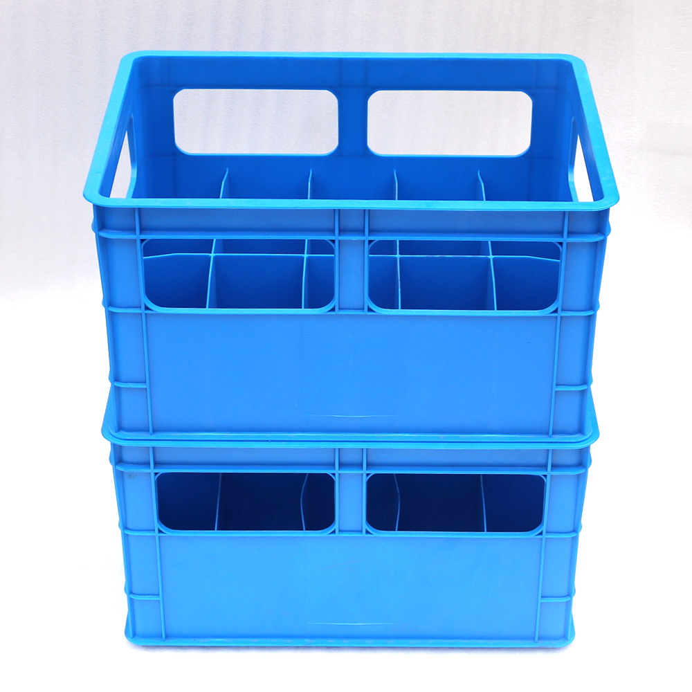 grids 15 Manufacturer Filastik Crates Filastik Motsi Crates Stackable tare da Handle 6