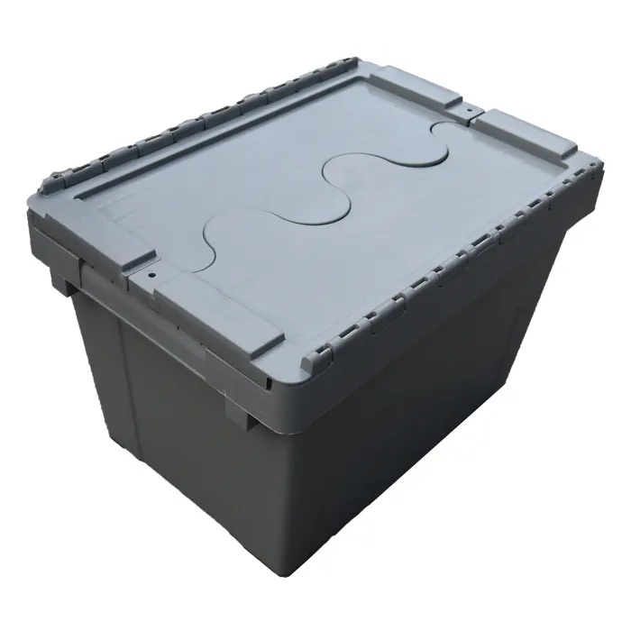 Plastic Storage Bins with Attached Lids JOIN, 7