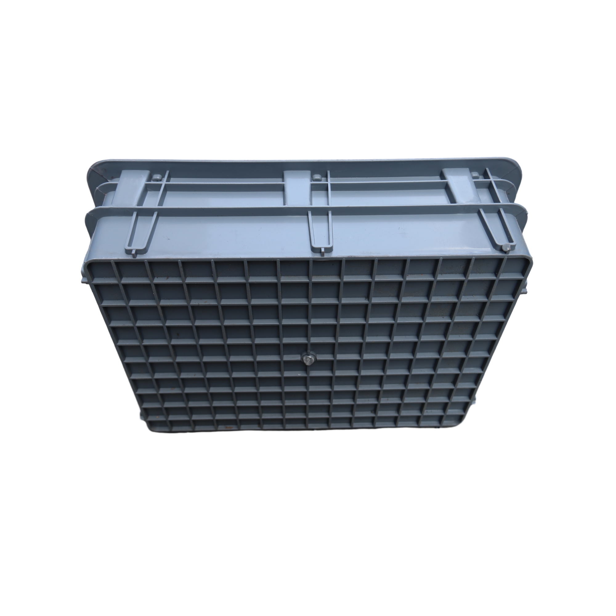 4311 Kualitas Tinggi Stackable Tote File Storage Box Terlampir Tutup Wadah Plastik Moving Storage Box 4