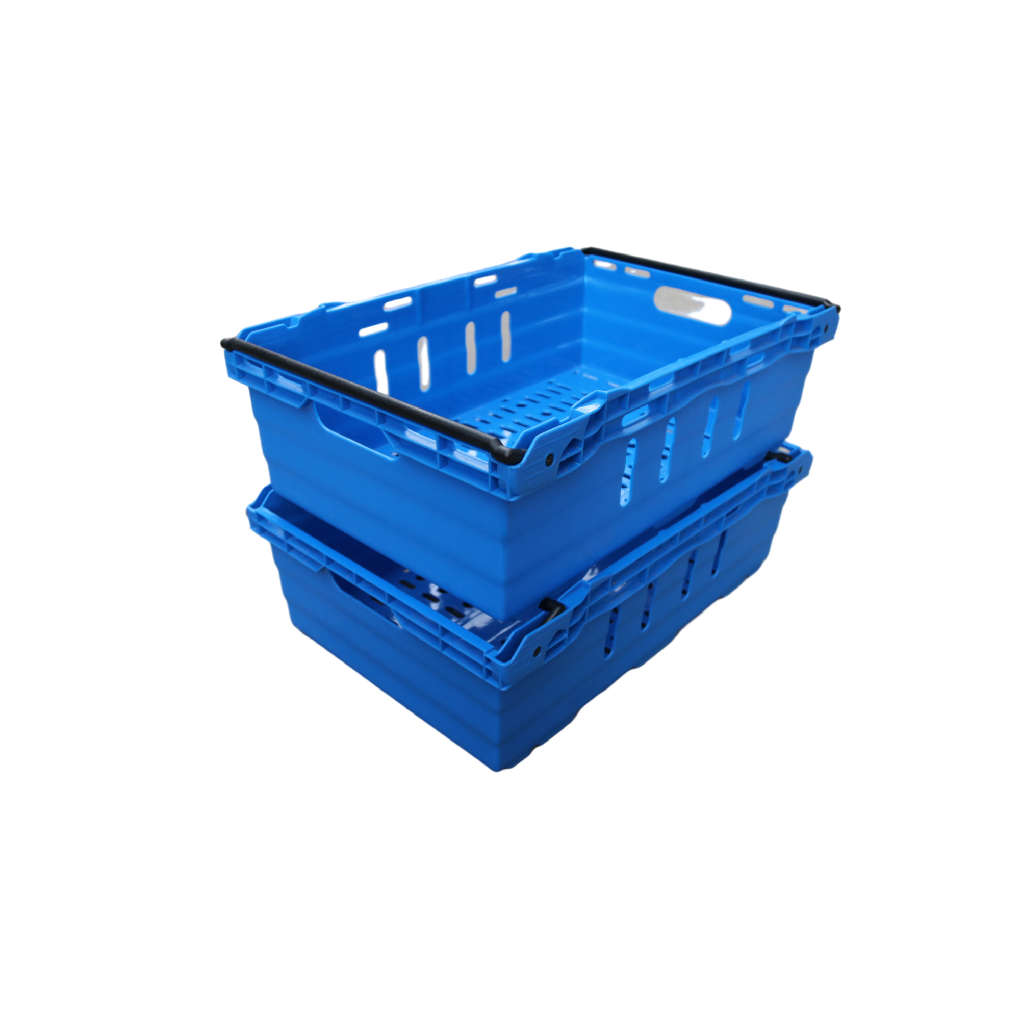 Hoogwaardige logistieke opvouwbare kratdoos, fruit opvouwbare groente plastic krat 6420 6