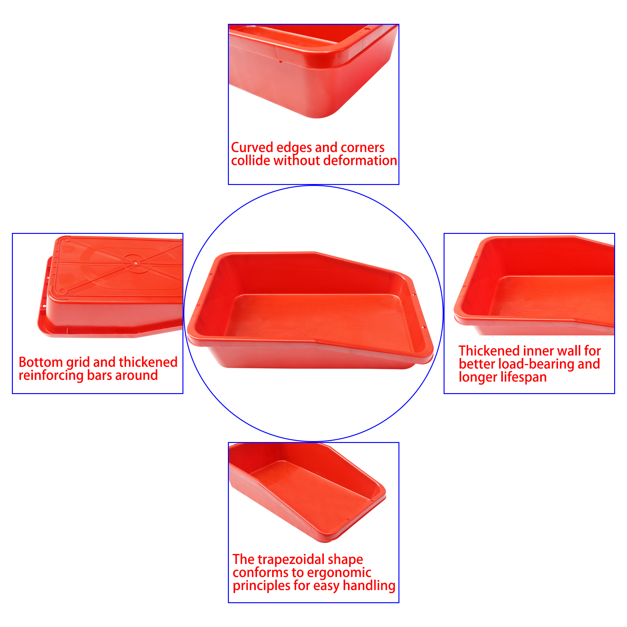 Ọdụ ụgbọ elu tray akpa akpa akpa maka sistemu ibu 5
