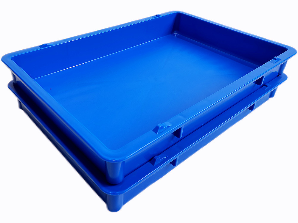 Recipient de depozitare de panificație stivuibil cu capac ladă de transport tavă dreptunghiulară pentru fermentarea pâinii cutie de fermentare din plastic pentru aluatul de pizza 5