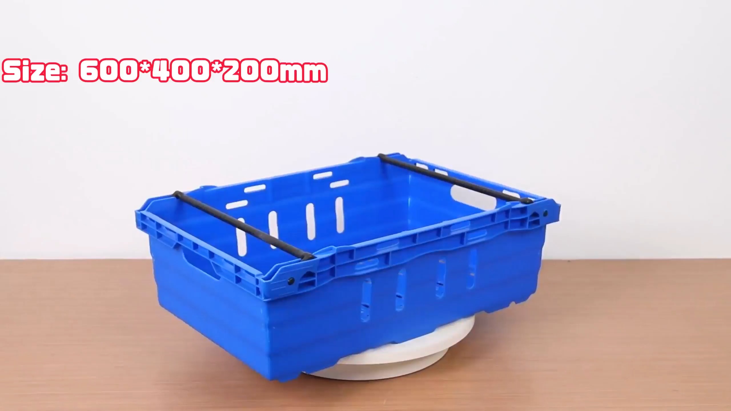 Hoogwaardige logistieke opvouwbare kratdoos, fruit opvouwbare groente plastic krat 6420 1