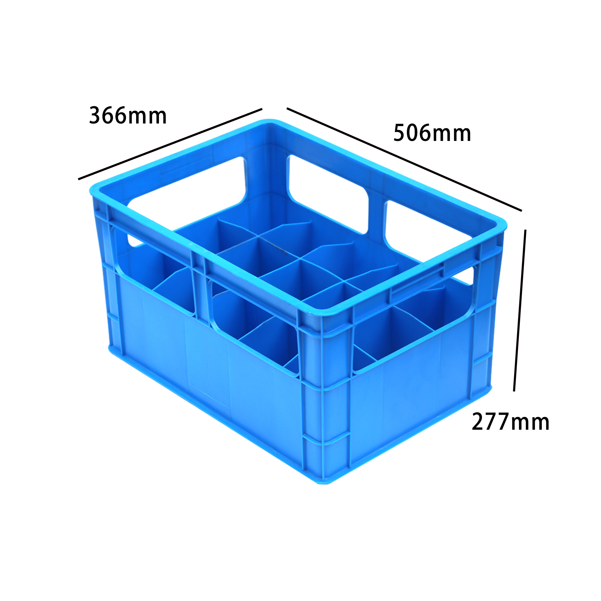 grids 15 Manufacturer Filastik Crates Filastik Motsi Crates Stackable tare da Handle 3