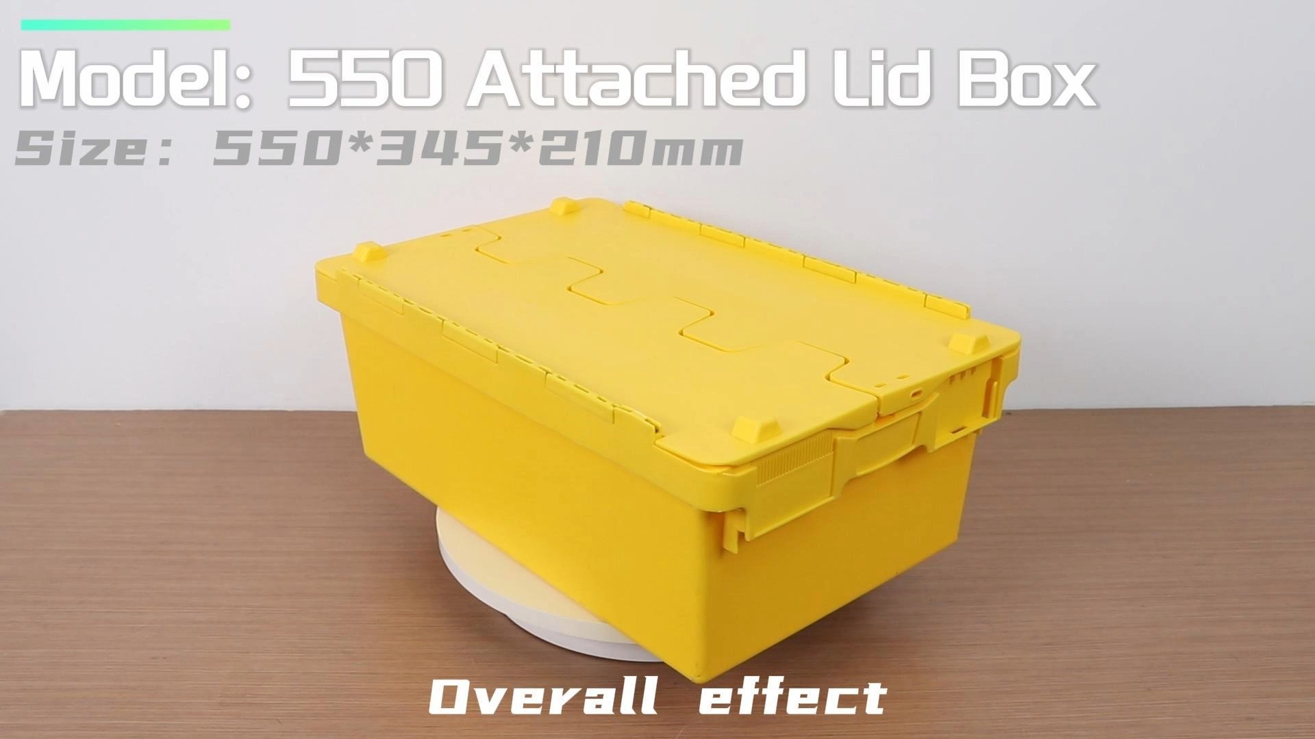 Paʻa Paʻa Paʻa Paʻa Paʻa Paʻa me ke poʻi no ka hiʻona wai Nestable Plastic Solid Box Crate Transport Storage 1