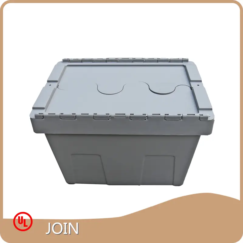 Plastic Storage Bins with Attached Lids JOIN, 1