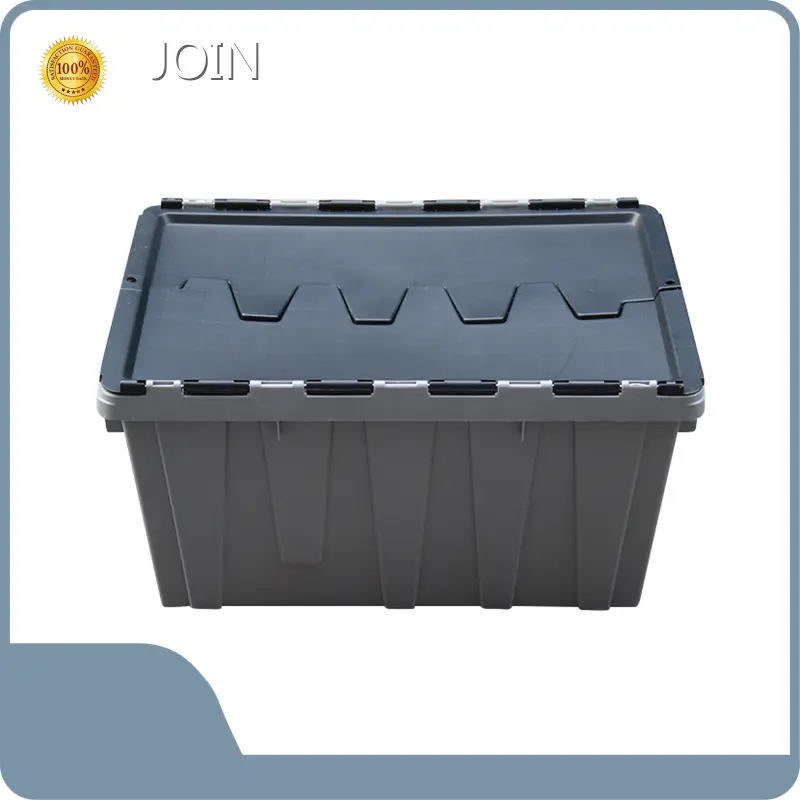 Plastic Storage Box with Attached Lid JOIN Manufacture 1